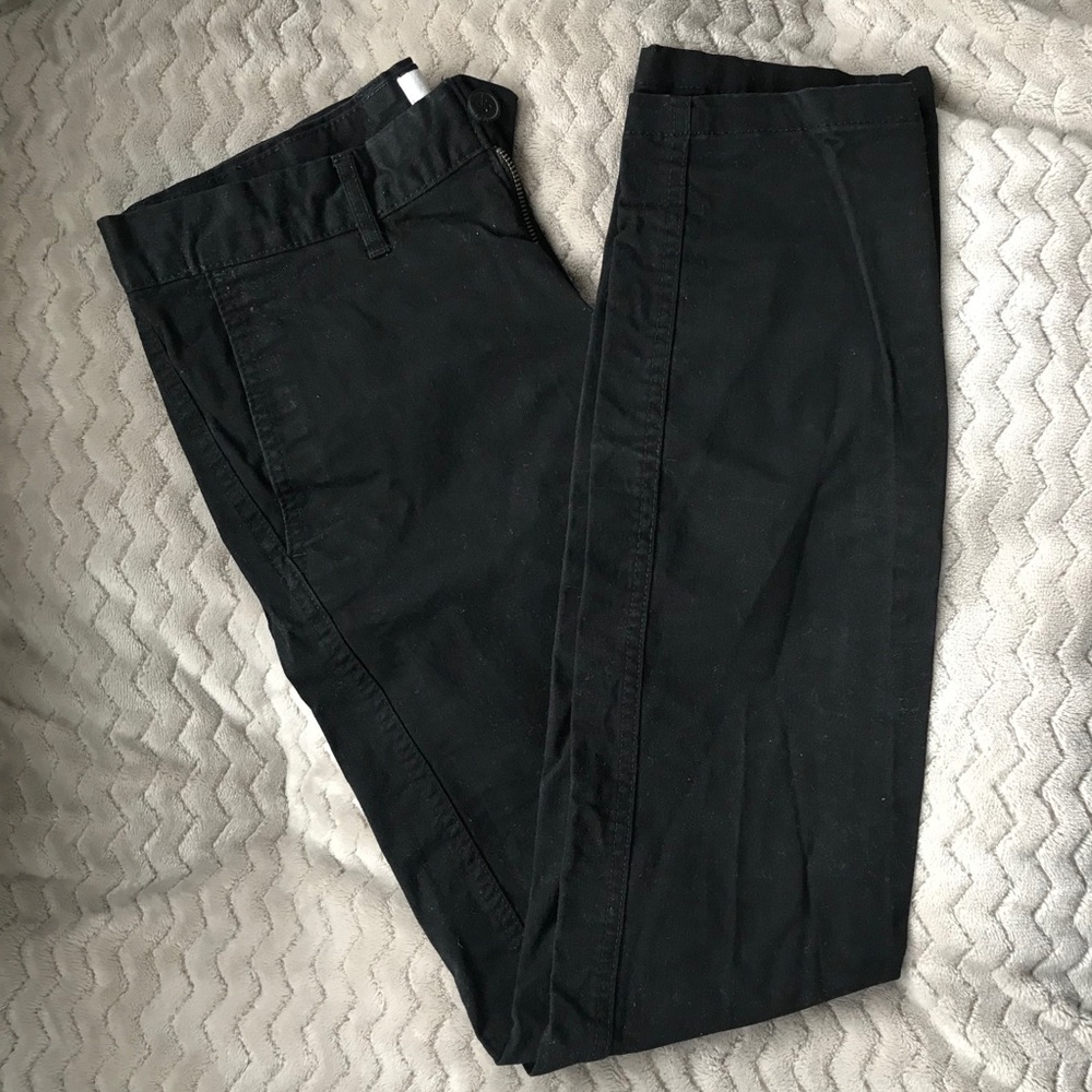 Black Skinny Fit Stretch Chinos